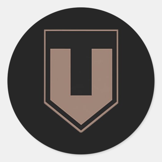 ウクライナ国防軍UKR軍 ラウンドシール (正面)