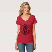 ウクライナ大紋章 Tシャツ (正面フル)