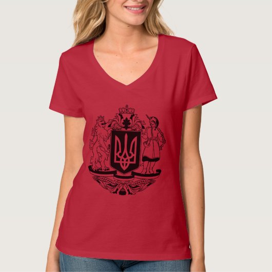 ウクライナ大紋章 Tシャツ (正面)