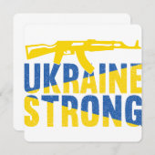 ウクライナ対ウクライナの強い支持 (正面/裏面)