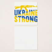 ウクライナ対ウクライナの強い支持 (正面&裏面)