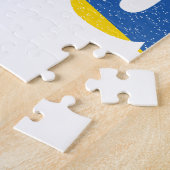 ウクライナ対ウクライナの強い支持 ジグソーパズル (側面)