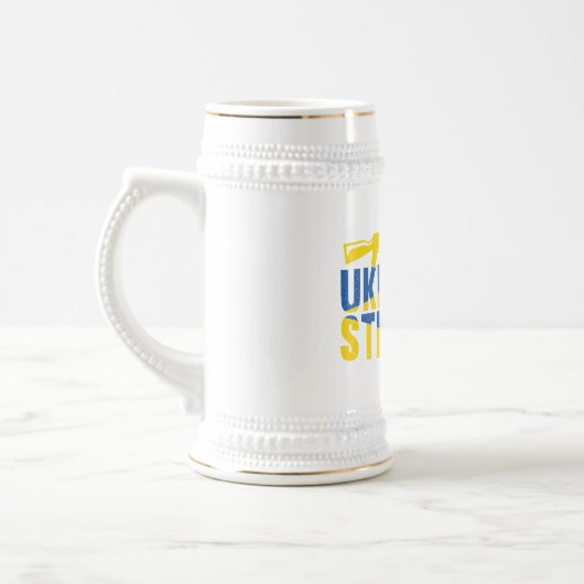 ウクライナ対ウクライナの強い支持 ビールジョッキ (左)