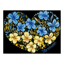 ウクライナ平和のための花