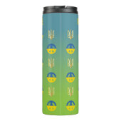 ウクライナ平和の象徴と熱狂的な熱狂的平和 タンブラー (裏面)