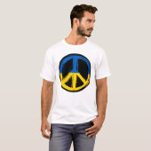 ウクライナ平和シンボル Tシャツ (正面フル)