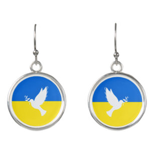 ウクライナ平和ピアス国旗 – Freedom イヤリング