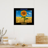 ウクライナ平和ポスター – 24"x20" ポスター (キッチン)