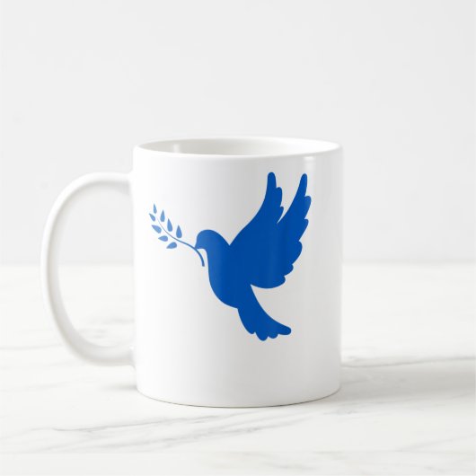 ウクライナ平和鳩 コーヒーマグカップ (左)