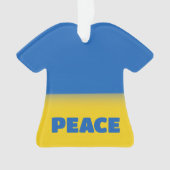 ウクライナ平和 オーナメント (正面)