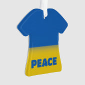 ウクライナ平和 オーナメント (正面)