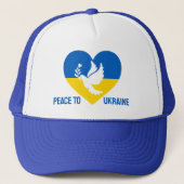 ウクライナ平和 キャップ (正面)