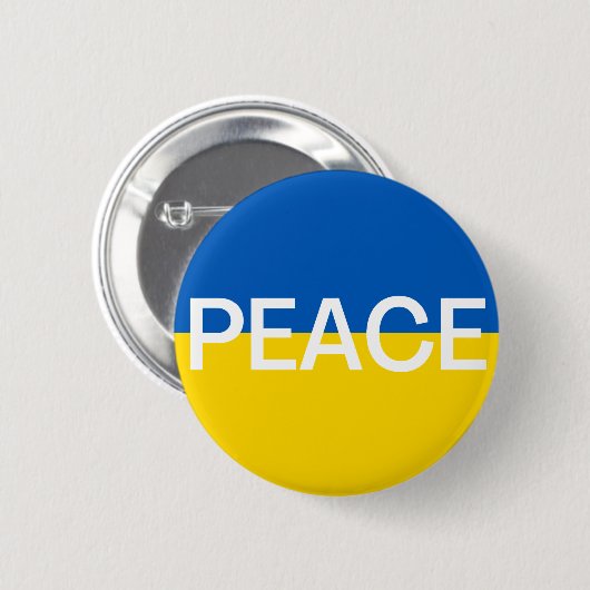 ウクライナ平和 缶バッジ (正面&裏面)
