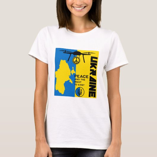 ウクライナ平和 Tシャツ (正面)