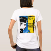 ウクライナ平和 Tシャツ (裏面)