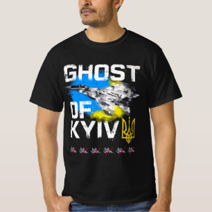 ウクライナ幽霊戦闘機ジェット Tシャツ