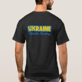 ウクライナ強く生きる Tシャツ (裏面)
