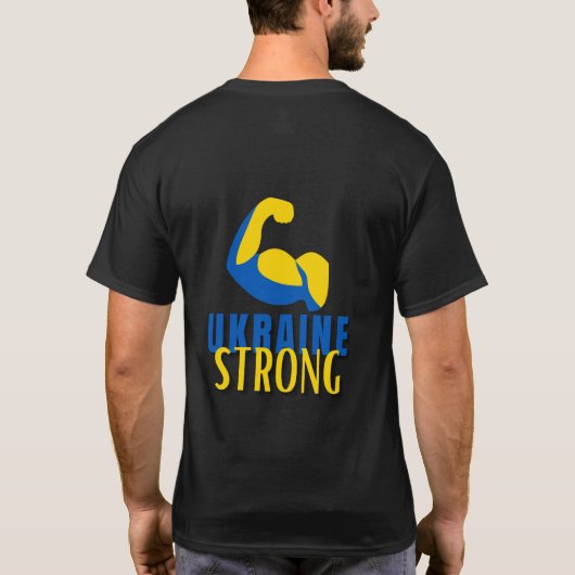 ウクライナ強筋収縮 Tシャツ (裏面)