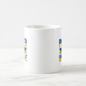 ウクライナ強 – 愛国的なサポートコーヒーマグ コーヒーマグカップ (中央)