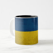 ウクライナ戦争平和兵 ツートーンマグカップ (正面左)