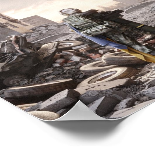 ウクライナ戦争 ポスター (角)