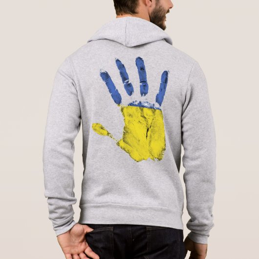 ウクライナ手 パーカ (裏面)