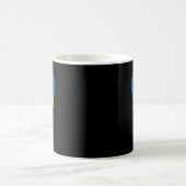 ウクライナ支援と連帯のハート コーヒーマグカップ (中央)