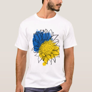 ウクライナ支援ヒマワリ Tシャツ