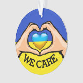 ウクライナ支援 オーナメント (正面)