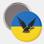ウクライナ支援.I stand with Ukraine!!!!!マグネット マグネット (正面/裏面)