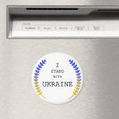 ウクライナ支援.I stand with Ukraine!!!!!マグネット マグネット (インサイチュ (食洗機))