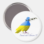 ウクライナ支援.I stand with Ukraine!!!!!マグネット マグネット (正面/裏面)