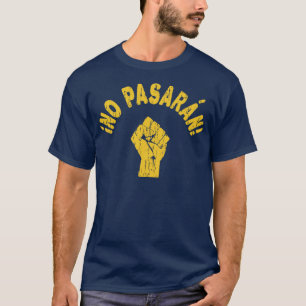 ウクライナ支援 No Pasaran Shall Not Pass Tシャツ