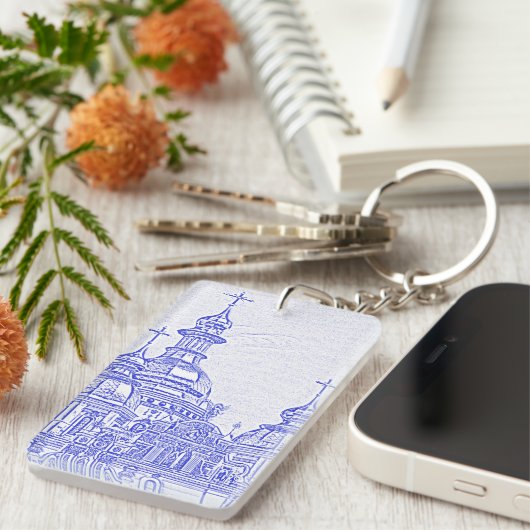 ウクライナ教会 キーホルダー (正面右)