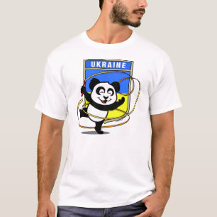 ウクライナ新体操パンダシャツ Tシャツ