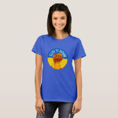 ウクライナ旗フラミングフィストレジスタンス Tシャツ (正面フル)
