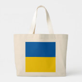 ウクライナ旗 ラージトートバッグ (裏面)