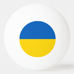 ウクライナ旗 卓球ボール