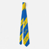 ウクライナ最高のパパパパ永遠に父の日 ネクタイ (裏面)