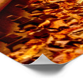 ウクライナ森林鉄道トンネル愛の風景 ポスター (角)