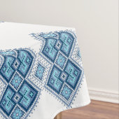 ウクライナ模様のクロスステッチ テーブルクロス (インサイチュ)