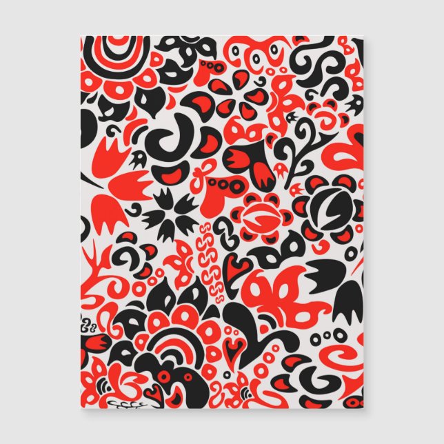 ウクライナ民族フォークアート花のパターンの添付 (正面)