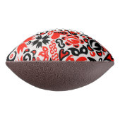 ウクライナ民族フォークアート花のパターンの添付 アメリカンフットボール (回転90)