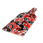 ウクライナ民族フォークアート花のパターンの添付 カッティングボード (角)