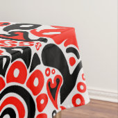 ウクライナ民族フォークアート花のパターンの添付 テーブルクロス (インサイチュ)