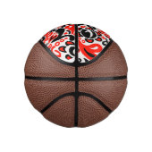 ウクライナ民族フォークアート花のパターンの添付 ミニバスケットボール (右)