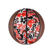 ウクライナ民族フォークアート花のパターンの添付 ミニバスケットボール (縦)