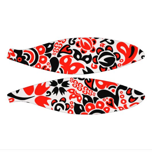 ウクライナ民族フォークアート花のパターンの添付 ミニバスケットボール (パネル)