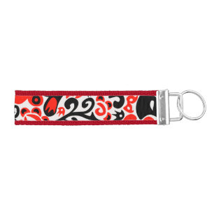 ウクライナ民族フォークアート花のパターンの添付 リストバンドキーホルダー