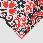 ウクライナ民族フォークアート花のパターンの添付 薄葉紙 (詳細)